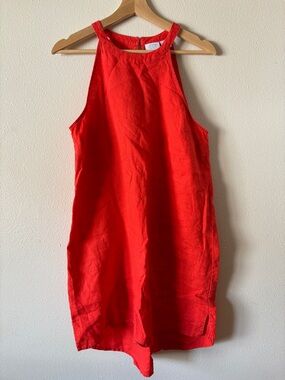 Sigrid Olsen Linen Shift Dress | size large